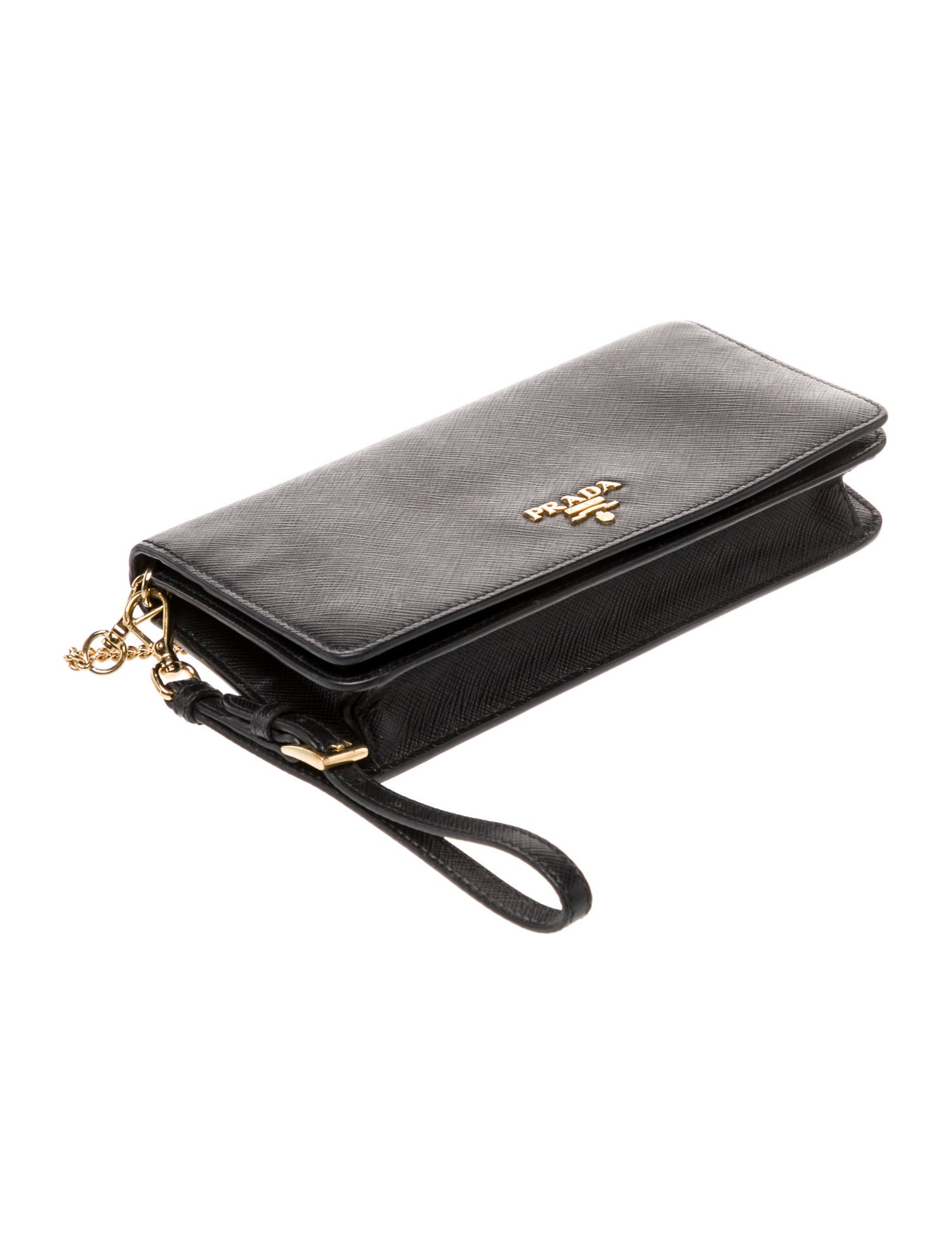 Prada Saffiano Leather Metal